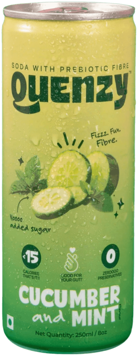 Cucumber-Mint Prebiotic Soda